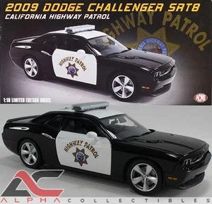 ACME A1806025 1:18 2009 DODGE CHALLENGER SRT8 "CHIPS" LED LIGHTBAR - Picture 1 of 7