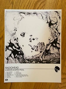 Radiohead FRAMED POSTER A Moon Shaped Pool Album RARE Promo Thom Yorke - Picture 1 of 6