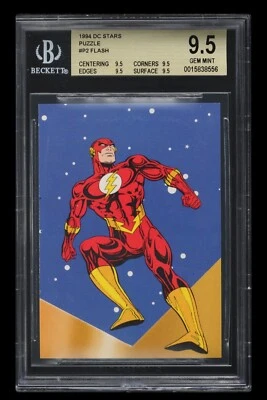 1994 🏪 Skybox, DC Stars Puzzle #P2 Flash BGS-9.5, Pop 2, None Higher  - Image 1 of 2