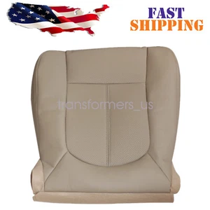For 2013 2014 Ford F-250 F350 Lariat Driver Bottom Perforated Leather Seat Cover - Picture 1 of 6