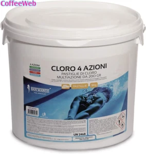 San Marco Pastiglie Cloro Multifunzione 4 Azioni 5 Kg - Imagen 1 de 11