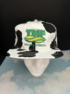 MYCOGEN SEEDS COMPANY TMF Cow pattern Snapback Cap Brand NEW & NEVER USED - Picture 1 of 8