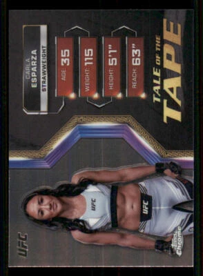 2024 Topps Chrome UFC Tale of the Tape #TFT26 Carla Esparza - Image 1 of 2