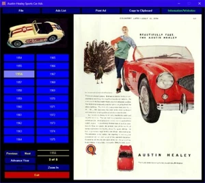 Austin-Healey Sports Car Ads digital collection British - Picture 1 of 3