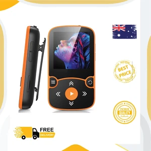32GB Clip Sport Go MP3 Player,Orange LED Screen and FM Radio - SDMX30-03 - Picture 1 of 9