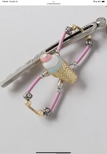 Lilla Rose Ice Cream Cone Size Small Hair Flexi Clip New & Sealed - Picture 1 of 1