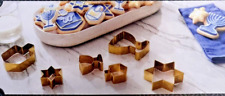 Threshold Hanukkah Cookie Cutter Set of 6 Gold Stainless Steel -