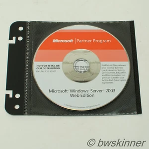 Microsoft Partner Program Windows Server 2003 Web Edition. Original CD. - Picture 1 of 1
