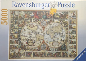 Ravensburger Puzzle 5000pc Antique World Map NEW Sealed | Rare Huge 60X40 in. - Picture 1 of 4
