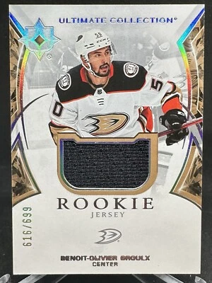 Benoit-Olivier Groulx 2021-22 Upper Deck Ultimate Collection Rookie Jersey /699 - Image 1 of 2