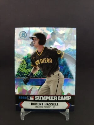 2021 Bowman Chrome Robert Hassell 2020 Summer Camp Atomic Refractor 143/150 - Image 1 of 4