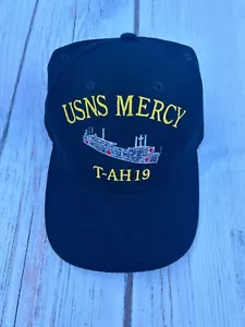 USNS Mercy T-AH19 US Navy Military Hat Adjustable USA Blue - Picture 1 of 5