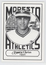 1988 Frank Chong Modesto A's Francis Ciprian #18