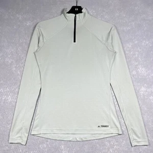 Adidas Training Shirt Terrex Women’s SM Tracerocker 1/2 Zip Lightweight Running - Picture 1 of 9