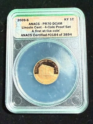 2009 S LINCOLN CENT ANACS PR70 DCAM FIRST STRIKE - Image 1 of 4