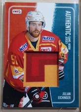Julian Eichinger Jersey Card /50 ESVK Kaufbeuren - DEL2 Player Cards 2018-19