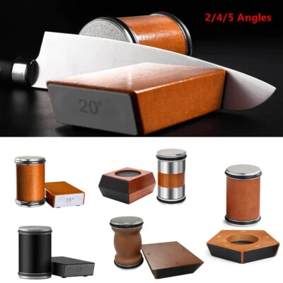 Rolling Knife Sharpener Diamond Steel Magnetic Edge Roller Sharpener with Holder - Image 1 of 4