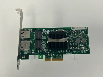 IBM 5767 Intel Dual Port 10/100/1000 1G PCIe Network Adapter 00E0836 - Image 1 of 4