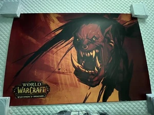 World of Warcraft Blizzcon Poster Grommash Hellscream 27x40 Warlords Draenor Rarität - Bild 1 von 5