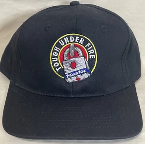 Master Lock Tough Under Fire Snapback Cap - Black KC OSFA NEW NOS - Picture 1 of 7