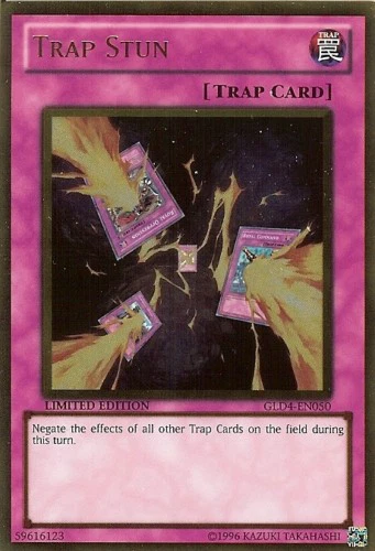 Trap Stun [GLD4-EN050] Gold Rare Heavily Played Limited - Yugioh single - Image 1 of 1