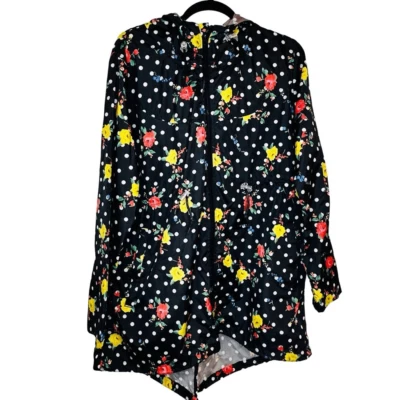 Denim Co. цветочный горошек парка в кармане черный многоцветный большой - Изображение 1 из 3