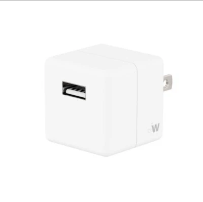 Just Wireless 1.0A/5W 1-Port USB-A Home Charger - White - for Apple & Android Y5 - Image 1 of 4