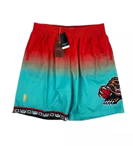NUOVI pantaloncini da basket da uomo Mitchell & Ness Vancouver Grizzles Fadeaway Swingman - Foto 1 di 9