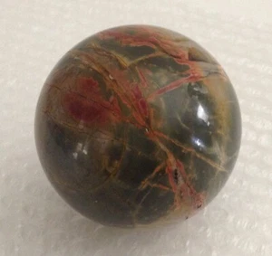 Stone Mineral Sphere Marble 3.25" - Picture 1 of 6