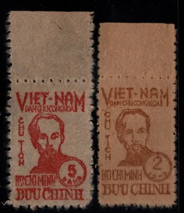 Vietnam República Democrática, Viet Minh Scott 1L62-63 Ho Chi Minh NGAI - Imagen 1 de 1