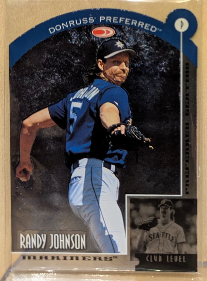 1998 Donruss PREFERRED SEATING #30 Randy Johnson HOF RARE DIE CUT PARALLEL - Image 1 of 2