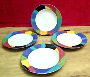 Mikasa California Porcelain Currents Bowls #5101 Set Of 4 Cereal Soup Salad - Picture 1 of 15