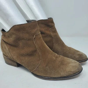 Stivaletto Seychelles scamosciato pelle cerniera donna taglia 8,5 - Foto 1 di 8
