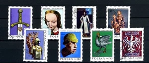 COLLEZIONE POLONIA SERIE CPL 8 FRANCOBOLLI Stamps - Timbres - Briefmark - Foto 1 di 1