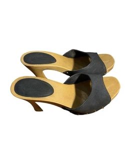 Sandalias de tacón Candies para mujer - negras - talla 6 Y2K - Imagen 1 de 6