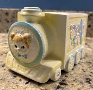 Ceramic ABC Train Planter 62-072 Japan Vintage - Picture 1 of 9
