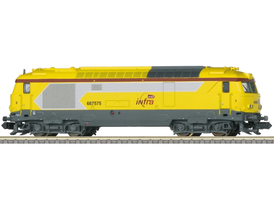 Minitrix T16707 - DCC + Sound Diesellok Serie 67400 SNCF Ep.VI - Spur N - NEU - Bild 1 von 1