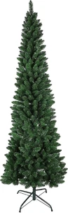 Albero Di Natale Slim Pino Verde 210CM Superfolto Realistico Apertura Ombrello 5 - Foto 1 di 12