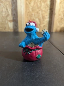 Vintage 1998 Sesame Street Cookie Monster Christmas Tree Ornament Jim Henson EUC - Picture 1 of 4
