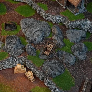 Rocky Outcrops  | Kingdom of Saxonia  Vol 2 | 28mm Tabletop Gelände | Fantasy - Imagen 1 de 3