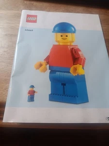 Lego Icons 40649 Up-Scaled Minifigur Bedienungsanleitung ohne Steine - Bild 1 von 4