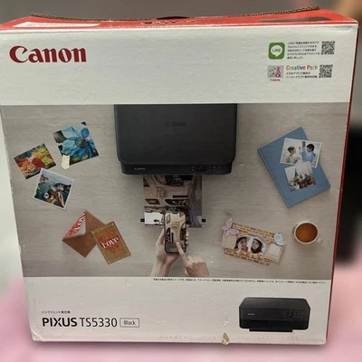 Canon PIXUS TS5330 Black A4 Inkjet Multifunction Printer 2019 Model Japan New - Image 1 of 4