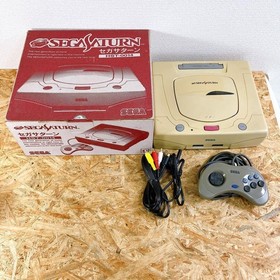 SEGA Saturn HST-3220 Console Set (Box Included, Tested/Working) From Japan