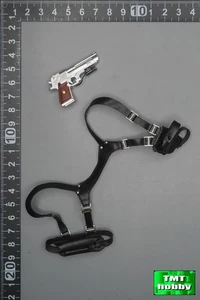 1:6 Scale Present Toys PT-sp84 Schemer - Pistol w/ Shoulder Holster - Picture 1 of 2