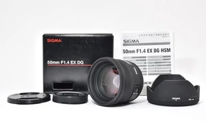 Sigma EX DG 50mm F/1.4 HSM Prime Lens w/Box For Canon EF MIJ Exce #2637678 - Picture 1 of 12