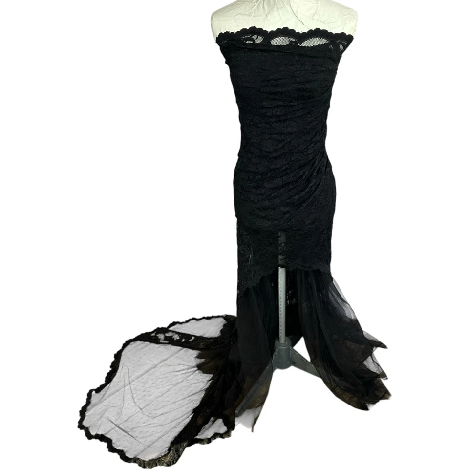 Olvis ручной работы без бретелек макси платье для официальных приемов тонкий цветочный каприз выпускного вечера Италии  - Изображение 1 из 4