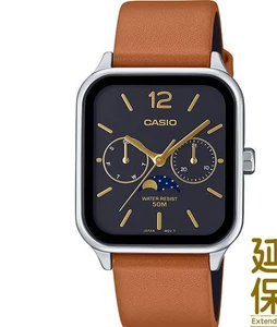 Casio MTP-M305L-1A Moon Phase Quartz Unisex Watch Black Dial MTP-M305L Japan - Picture 1 of 3