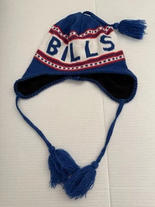 Buffalo Bills Fleece Lined Hat Beanie Fashion Touque Cap With Ear Cover - Picture 1 of 3