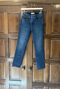 NWT Madewell Tomboy Straight Leg Blue Jeans Women's Size 23 Stretch Denim - Picture 1 of 7