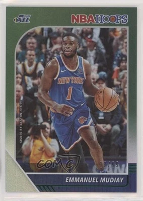 2019-20 Panini NBA Hoops Green /99 Emmanuel Mudiay #124 - Image 1 of 2